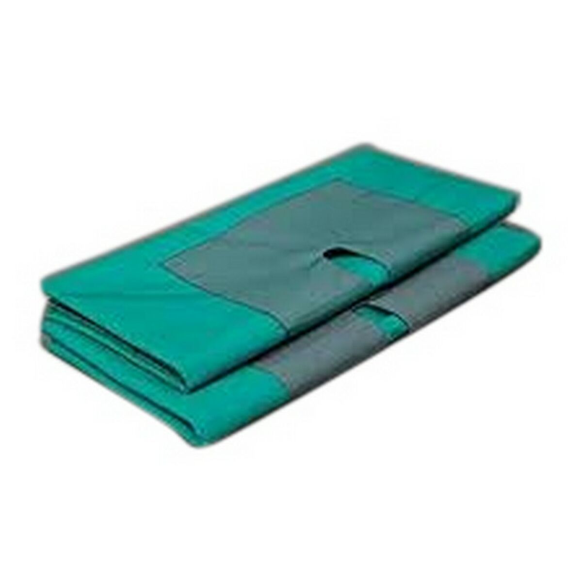 Accessorio de cirugía veterinaria KVP Ventana en color verde, ideal para mascotas, medidas aproximadamente 100 x 100 cm.