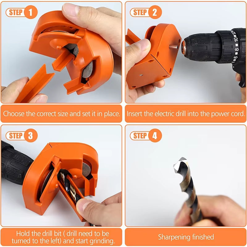 Multipurpose Drill Bit Grinding Sharpener ,Electric Impact Drill Knife Sharpener ,Disposable Double-Sided Polishing