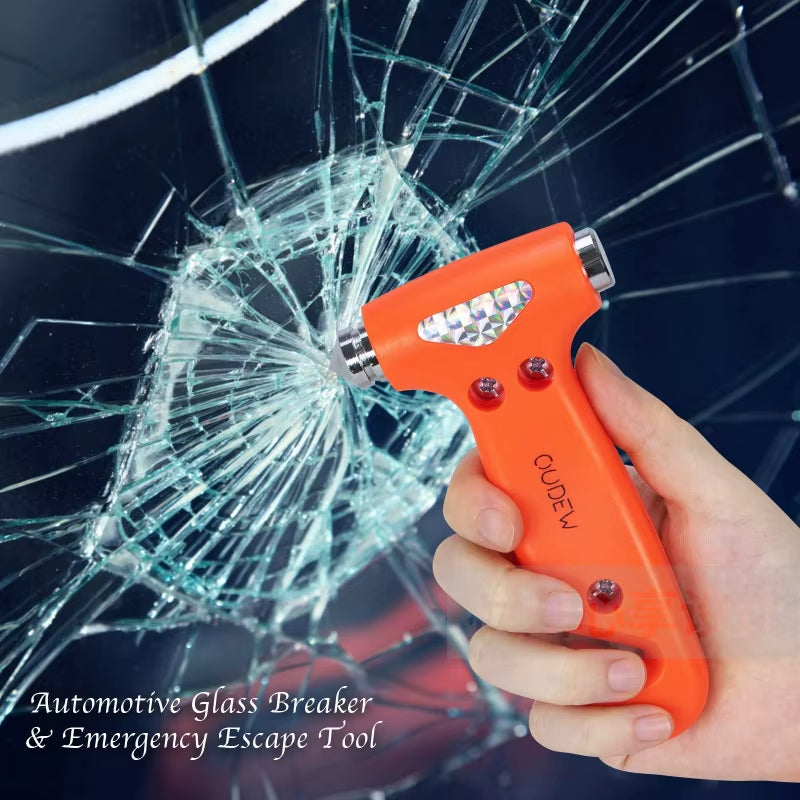 Multi-Function Hammer Two-In-One Safety Hammer Rescue Hammer Car Escape Hammer Window Breaker Vehicle Emergency Tool