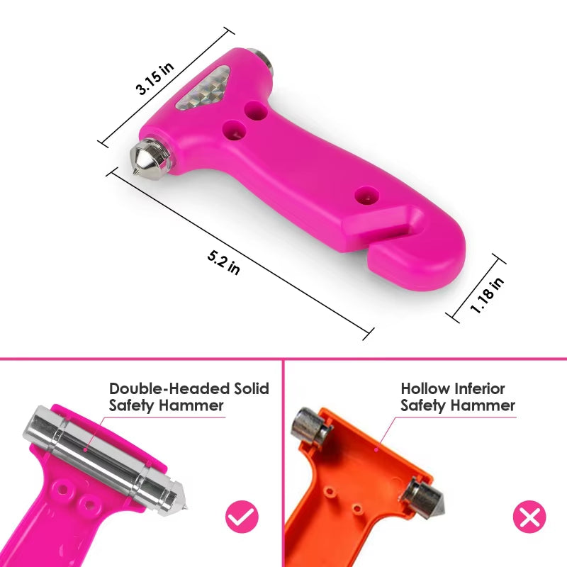 Multi-Function Hammer Two-In-One Safety Hammer Rescue Hammer Car Escape Hammer Window Breaker Vehicle Emergency Tool