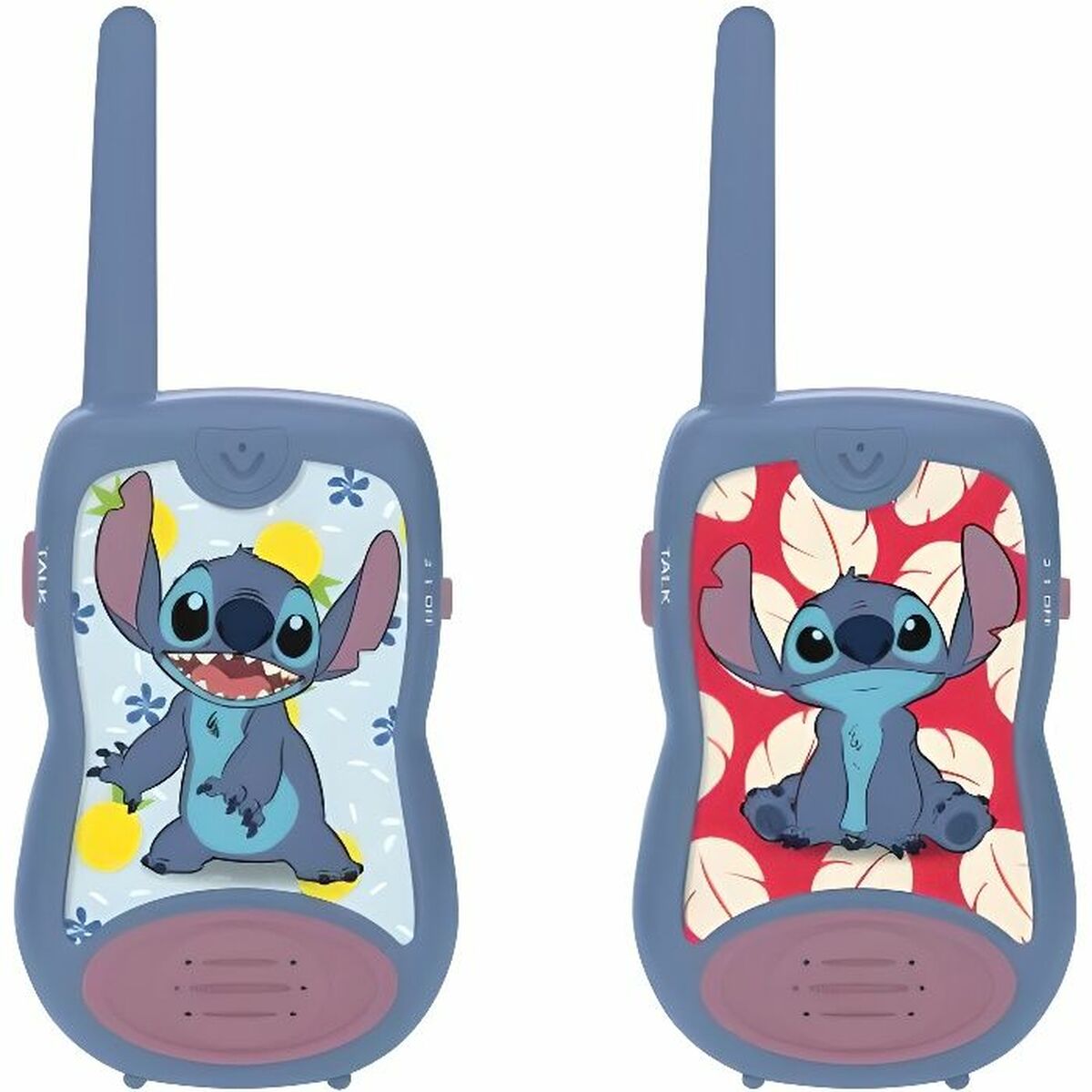 Walkie-Talkie Lexibook Stitch, un divertido walkie talkie for kids con diseños coloridos del personaje Disney.