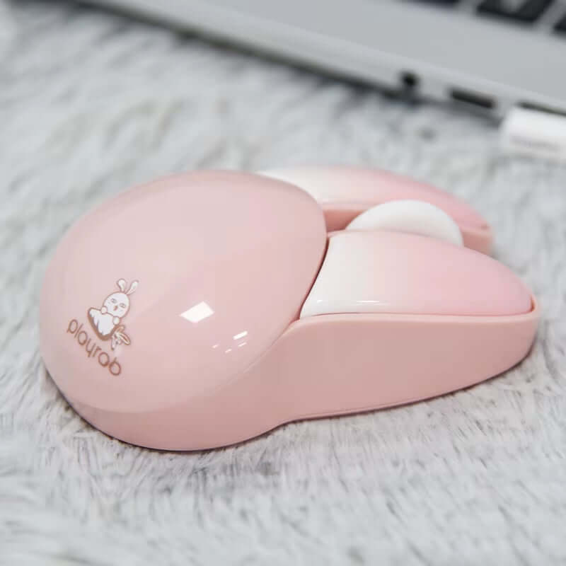 Cute 2.4G Wireless Mouse for Computer Laptop Notebook Rabbit Candy Color Wireless Mouse for Ofiice Home Gift Girls