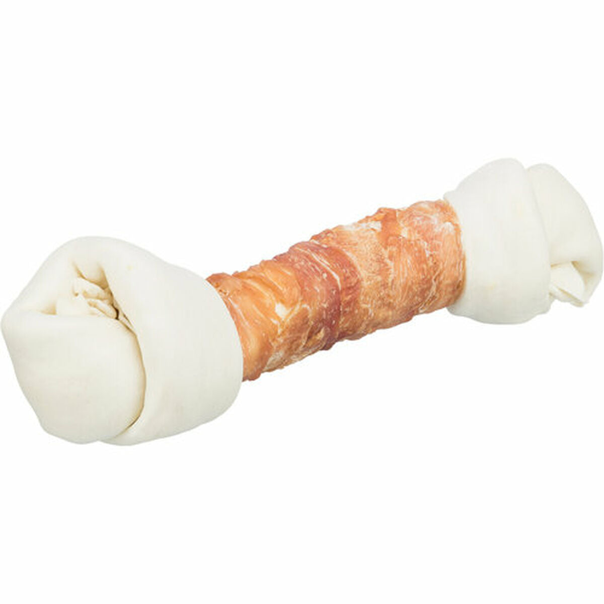 Golosina dental para perro pollo Trixie Chewing Bone 500 g, ideal para cuidar los dientes de tu mascota.