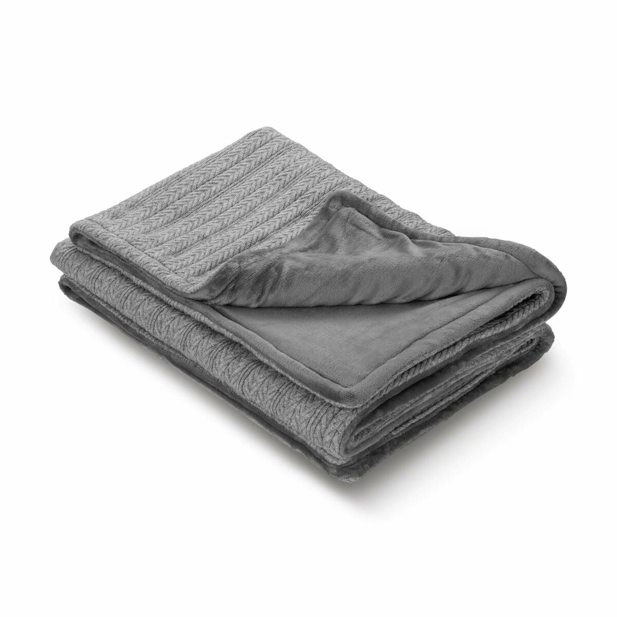 Manta eléctrica Medisana gris, cómoda y elegante, perfecta para brindar calor en el hogar.