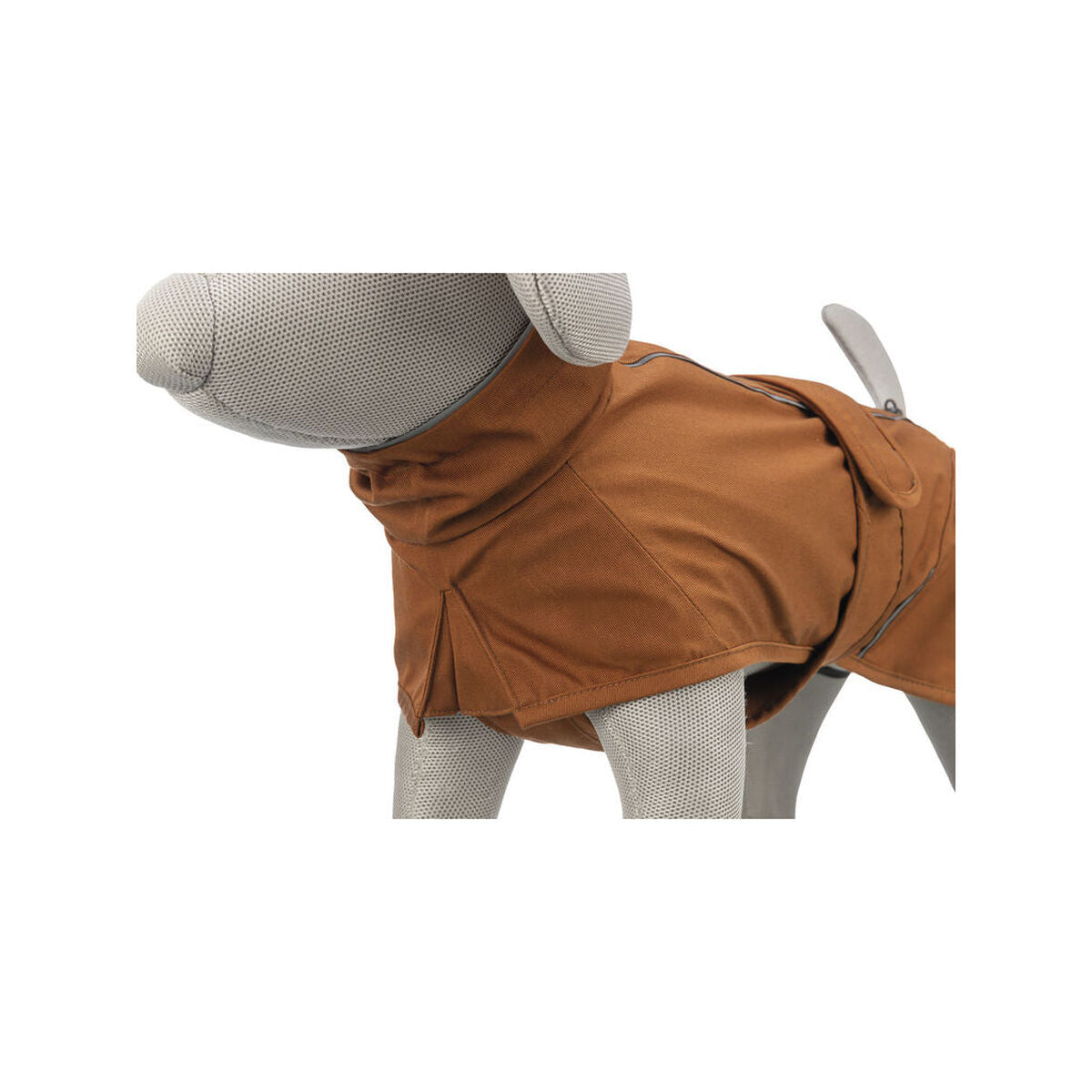 Chubasquero para perro naranja XS de Trixie, ajustable y reflectante, ideal para paseos bajo la lluvia.