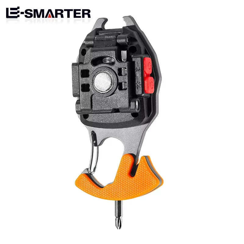 Portable LED Flashlight Mini Work Light Pocket Light Outdoor Camping Lantern Emergency Wrench Hammer Lamp