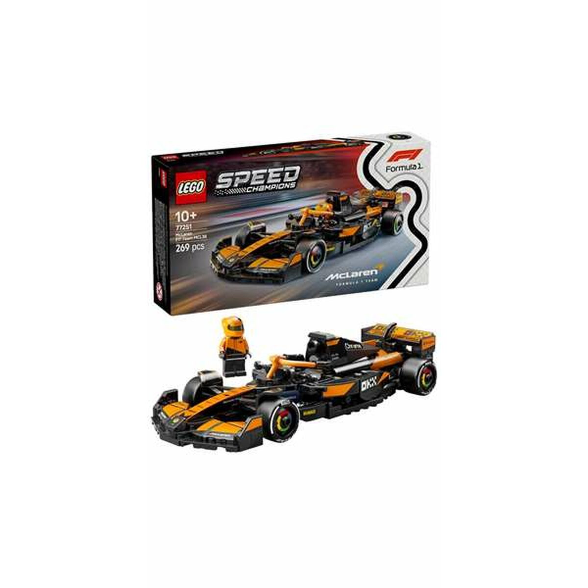 Juego de Construcción Lego McLaren de Fórmula 1, 260 piezas, modelo Speed Champions.