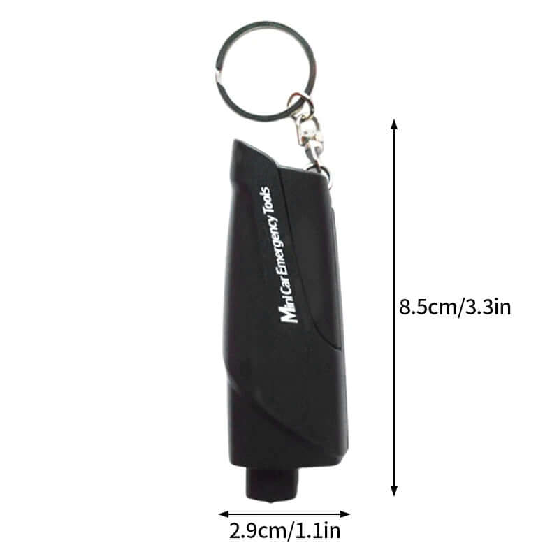 3 in 1 Car Safety Hammer Keychain Emergency Glass Breaker Hammer Self Rescue Tool Window Breaker Seat Belt Cutter Rescue Tool