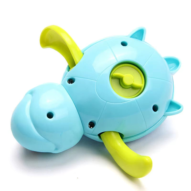 Baby Bath Toys Toddler Bathing Tortoise Cute Swimming Turtle Pool Beach Classic Chain Clockwork Water Toy for Kids Water Playing