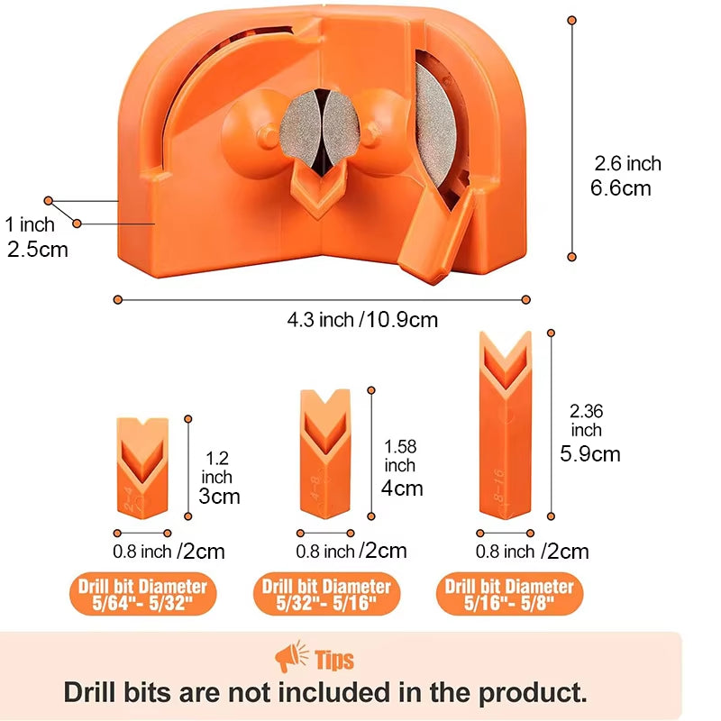 Multipurpose Drill Bit Grinding Sharpener ,Electric Impact Drill Knife Sharpener ,Disposable Double-Sided Polishing