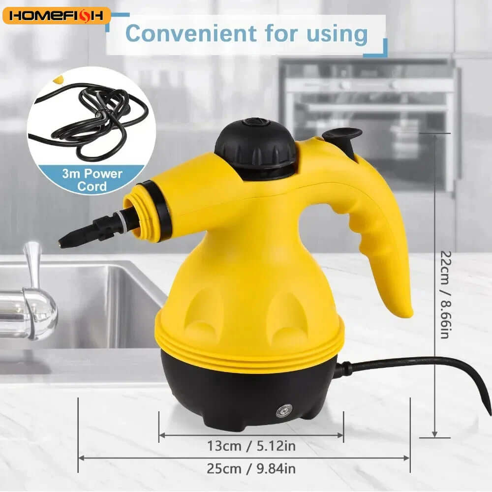Portable Hand-Held High Temperature Steam Cleaner for Kitchen Range Hood Cleaning Home Bathroom, Car Cleaning Tools.