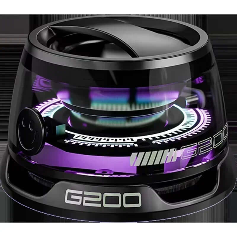 Bluetooth Speaker Portable G200 RGB Lighting Magnetic Speaker BT5.3 Mini Sound Box 7 Hours Playback Phone Holder