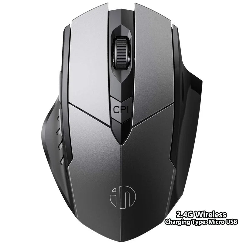 Bluetooth Compatible Mouse Rechargeable 2.4G Wireless Mouse Office Mute Support PC Laptop Tablet Smartphone Universal