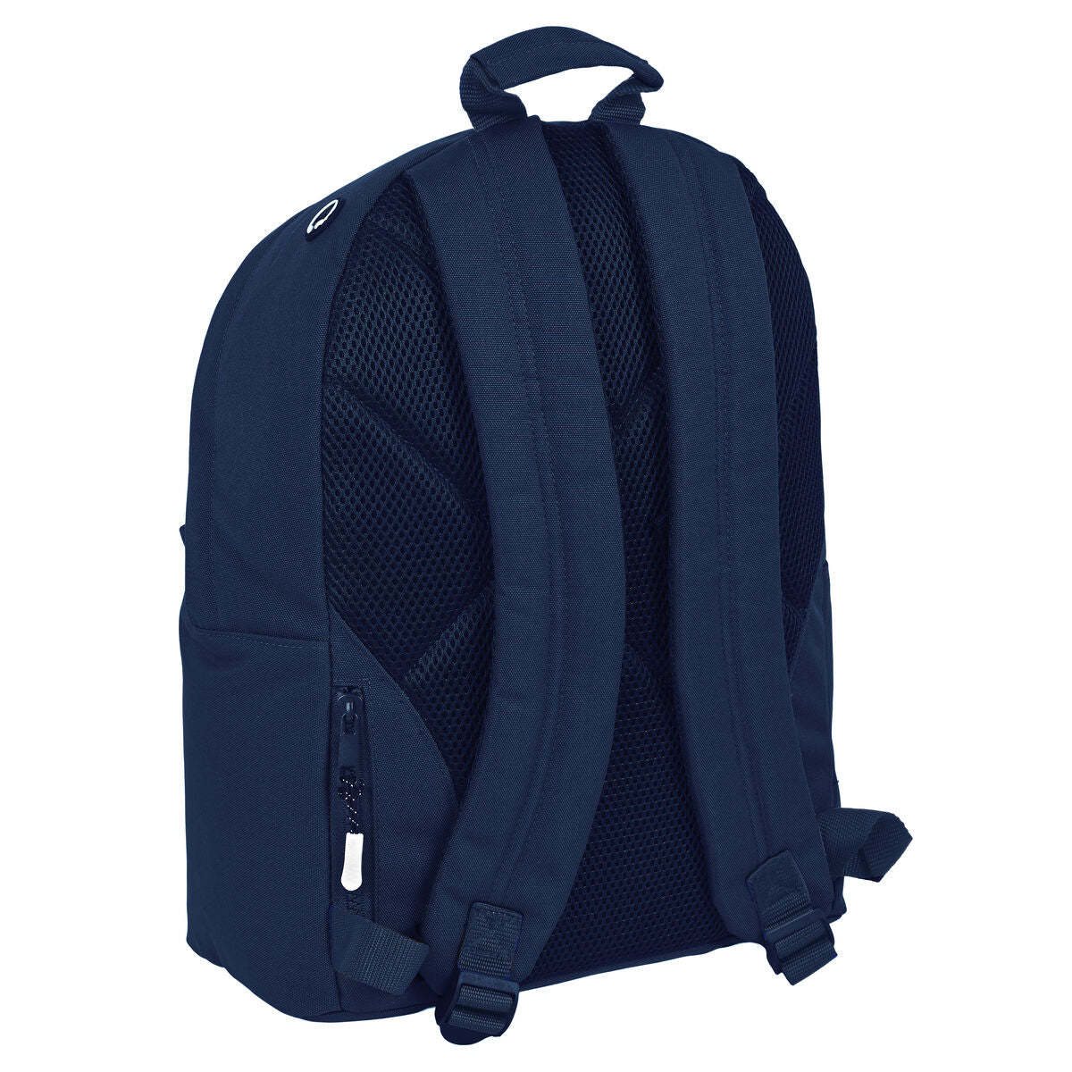Mochila portátil niños azul marino con hombreras acolchadas y bolsillo para móviles, ideal para los más peques.