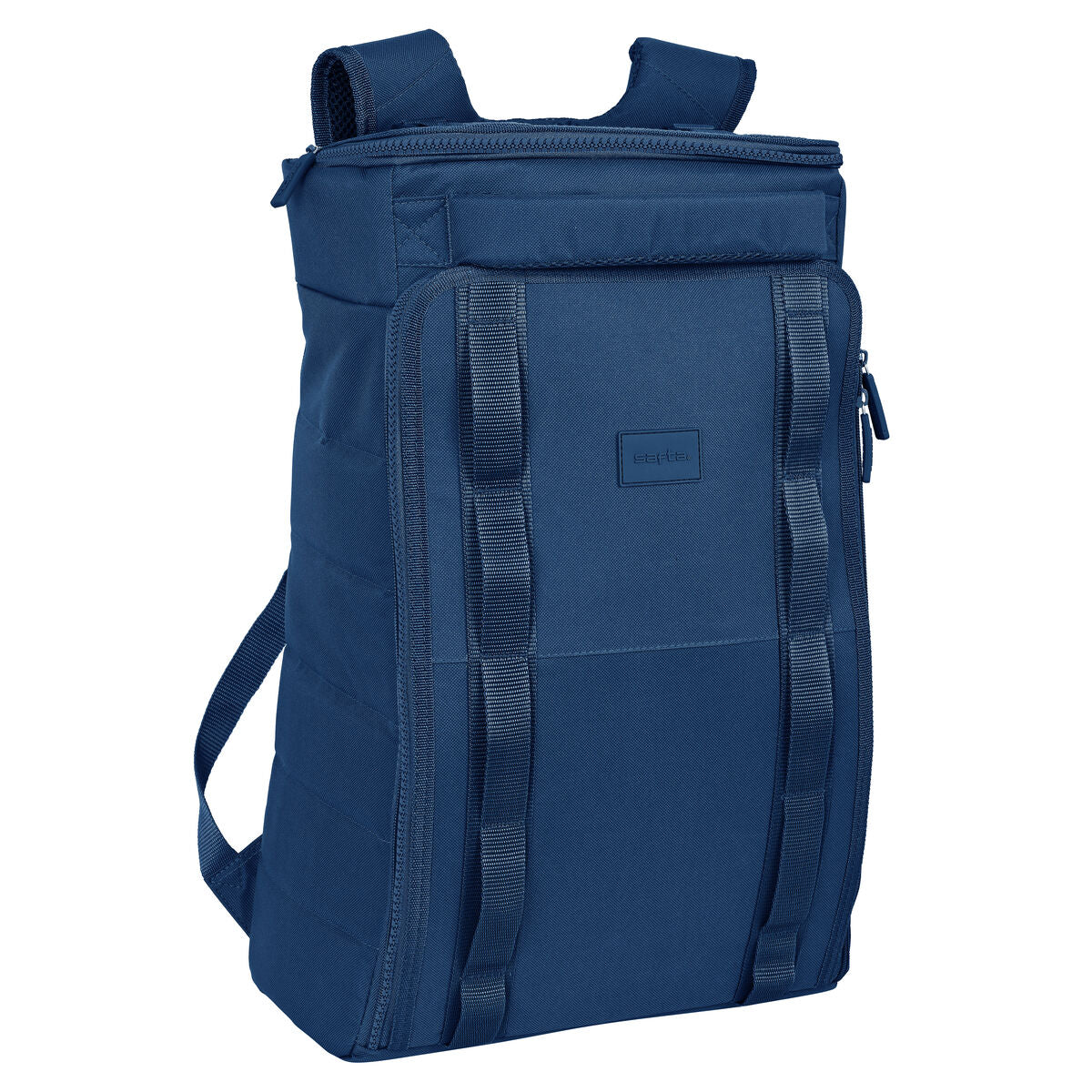 Mochila Safta De viaje Azul marino 33 x 55 x 18 cm, marino travel backpack con hombreras acolchadas y bolsillo trasero.
