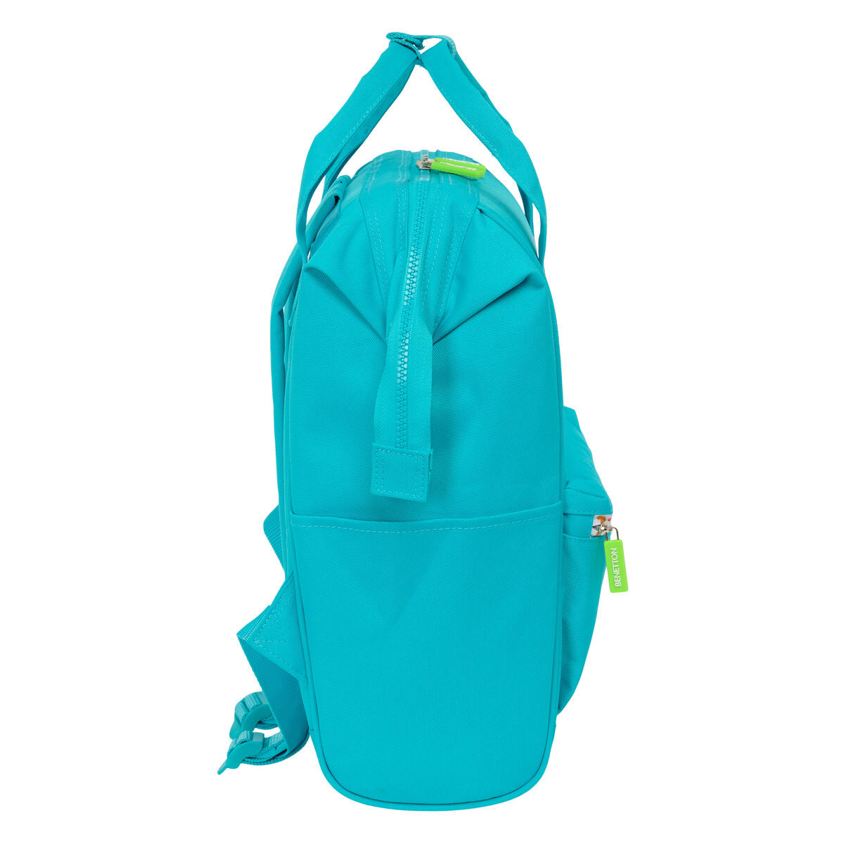 Mochila Casual Benetton benetton Azul, mochila juvenil azul con bolsillo interior y diseño moderno.