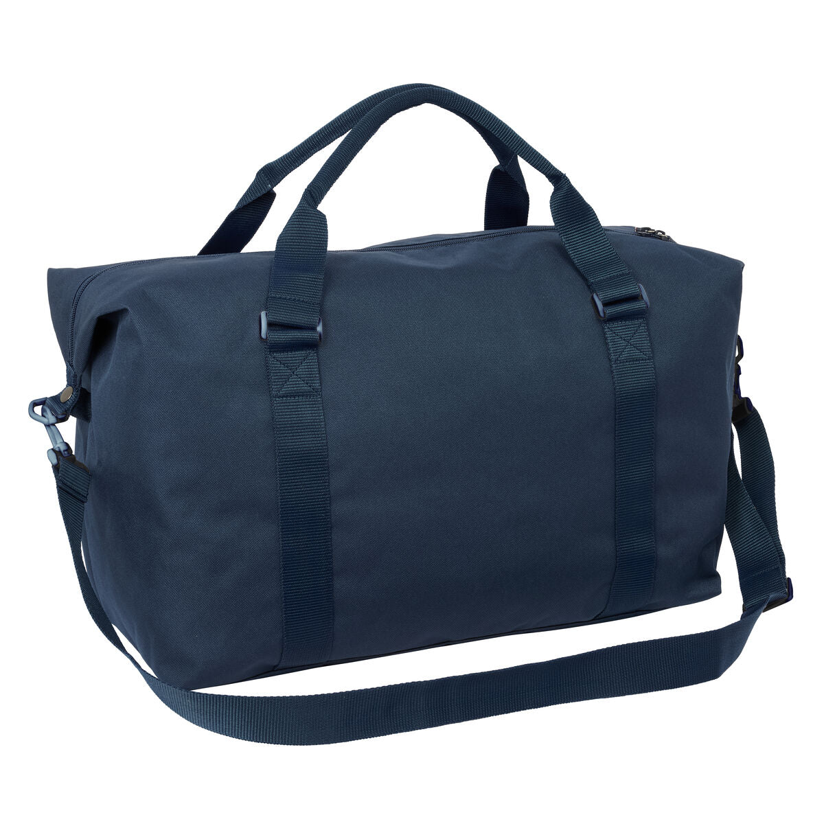Bolsa de viaje El Ganso en color azul marino con medidas 50 x 29 x 22 cm, ideal para escapadas cortas.