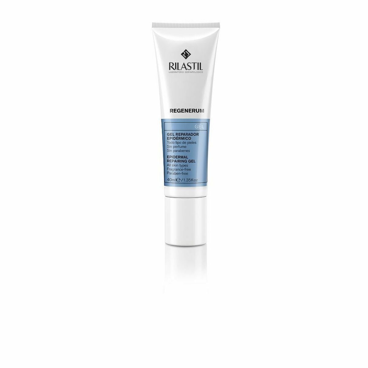 Gel Reparador Rilastil REGENERUM 40 ml, ideal para piel sensible, Rilastil regenerating gel 40ml.