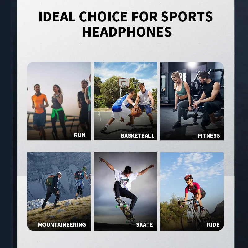 Xiaomi Real Bone Conduction Sport Headphone Wireless Earphone Bluetooth-Compatible Headset Hands-Free with Mic for Running