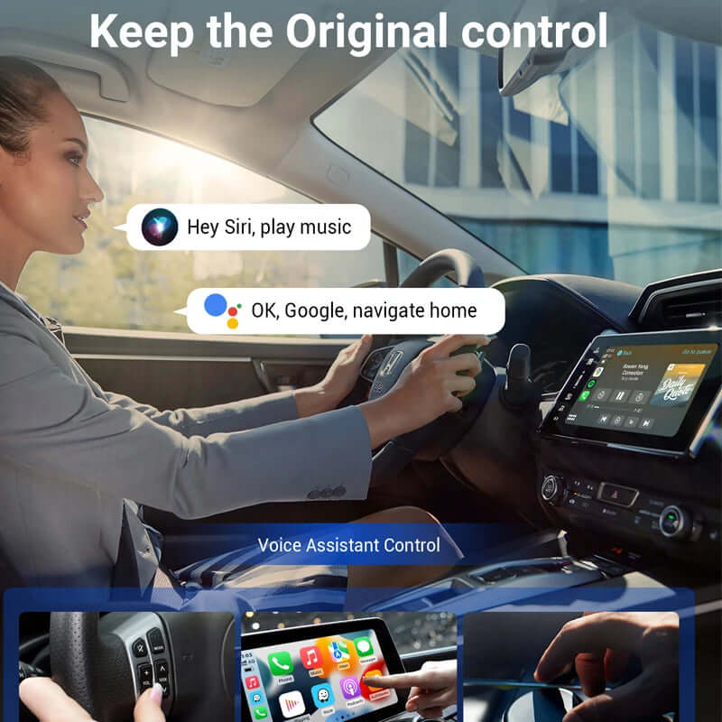 Android Ai Box Pro Built in Youtube Netflix Tiktok IPTV Wired to Wireless Carplay Car Accessories