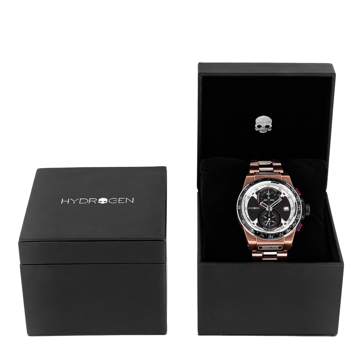 Reloj Otto Chrono Pulsera Todo Oro Rosa