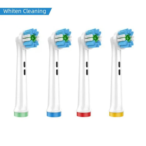 Cabezales de Recambio para Cepillo Eléctrico Oral-B | Pack de 4 | Cerdas Dupont