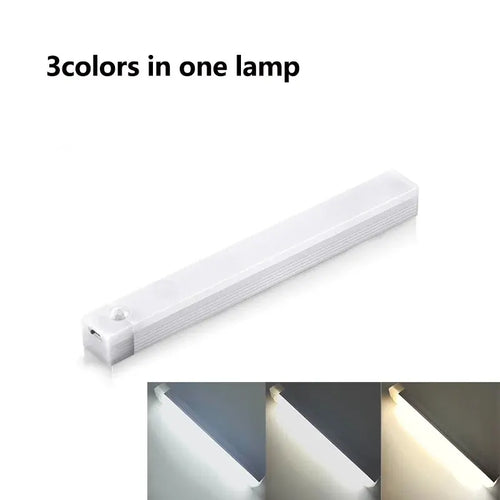 Barra de Luz LED con Sensor de Movimiento | Recargable USB-C | Regulable | 10, 20, 30 y 50 cm
