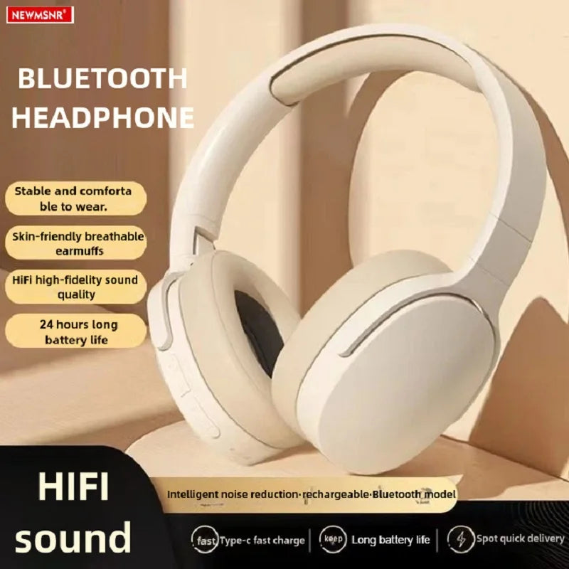 Auriculares Inalámbricos Bluetooth 5.3 | HIFI Estéreo | Micrófono HD | Plegables | TF y AUX