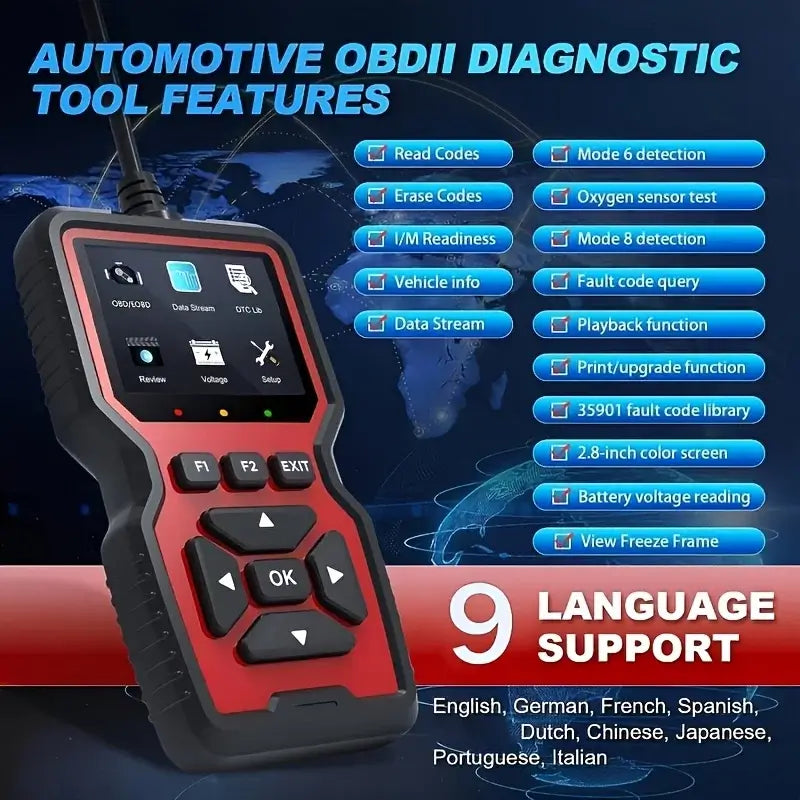 Escáner OBD2 Profesional V519 | Diagnóstico de Coche con USB