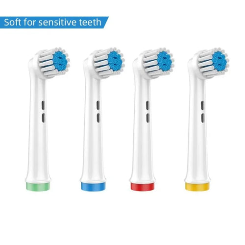 Cabezales de Recambio para Cepillo Eléctrico Oral-B | Pack de 4 | Cerdas Dupont