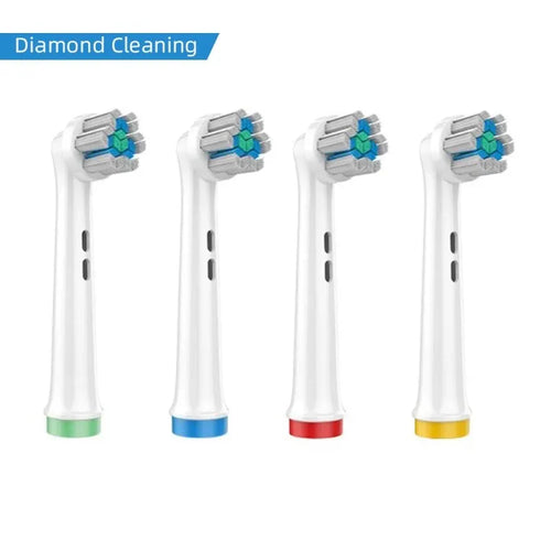 Cabezales de Recambio para Cepillo Eléctrico Oral-B | Pack de 4 | Cerdas Dupont