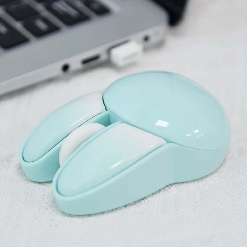 Cute 2.4G Wireless Mouse for Computer Laptop Notebook Rabbit Candy Color Wireless Mouse for Ofiice Home Gift Girls