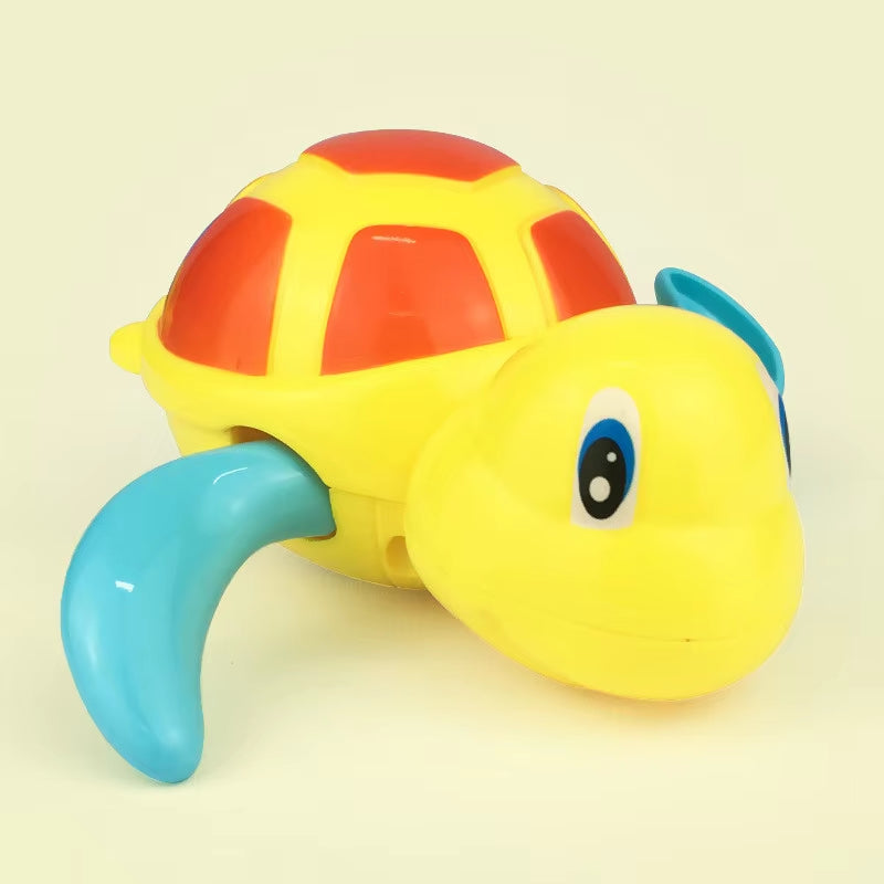 Baby Bath Toys Toddler Bathing Tortoise Cute Swimming Turtle Pool Beach Classic Chain Clockwork Water Toy for Kids Water Playing