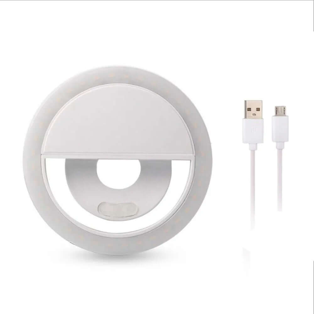 Battery Selfie Light Ring Light LED Photographic Lighting Photo Lamps Video Light Photography Ringlight Photo for Phone Iphone