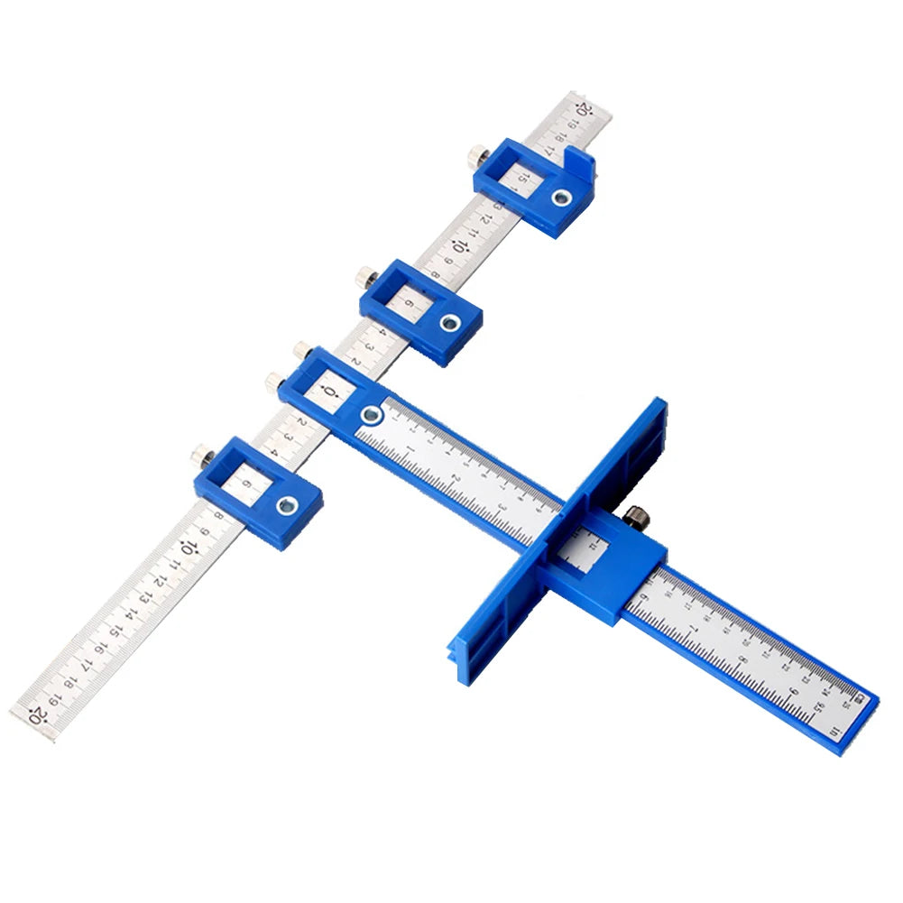 Location Drill Bit Drill Punch Locator Jig Drill Guide Cabinet Handle Knob Template Locator Hole Punch Tool for Woodworking
