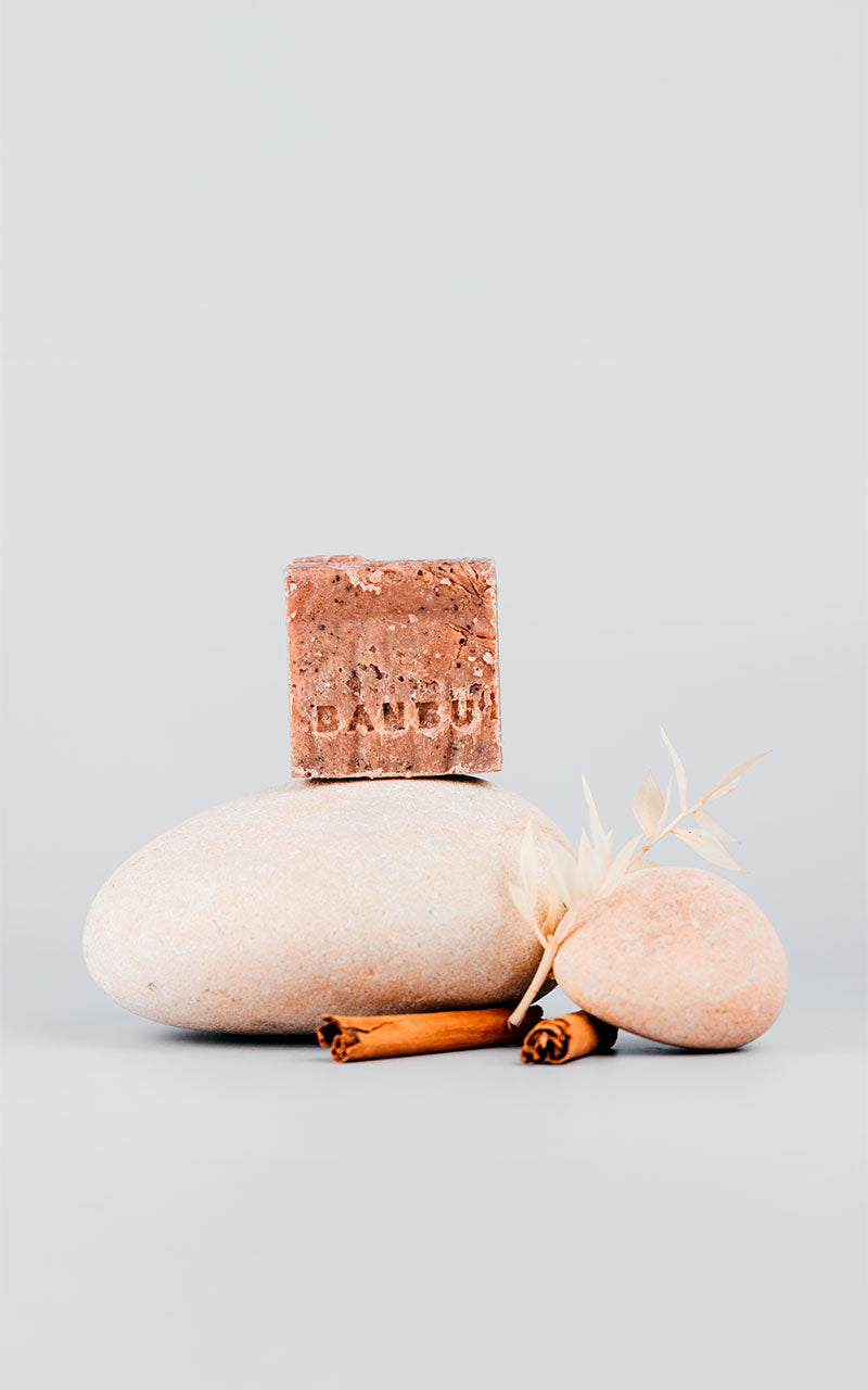 Exfoliante Corporal Sólido Release | Vainilla y Rosa Mosqueta | 2 en 1 Exfoliante + Gel de Ducha