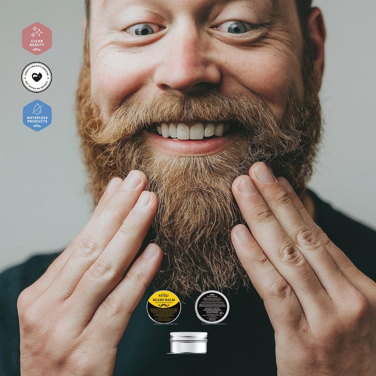 El Ritual Nutritivo: Bálsamo para Barba y Aceite Corporal Hidratante de Kear