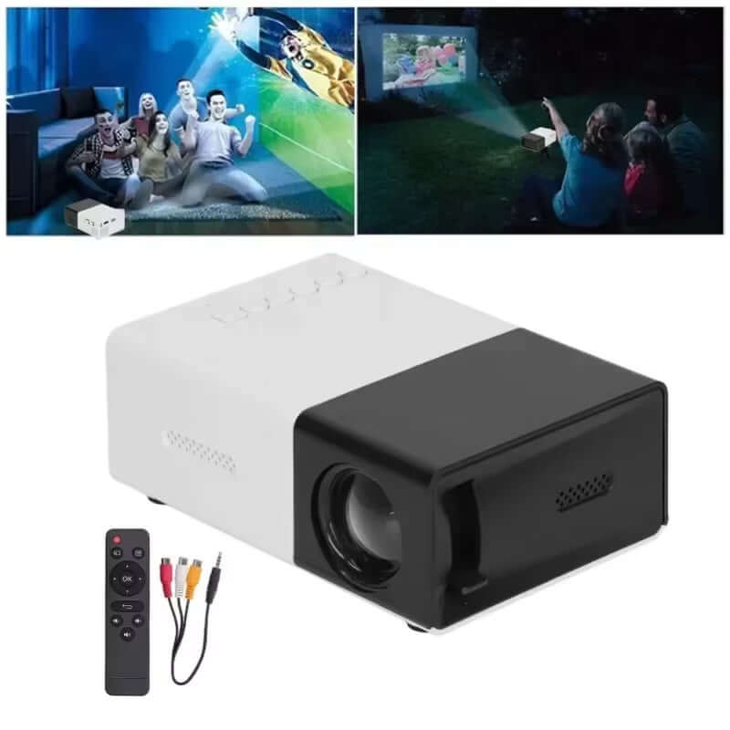YG300 Mini Projector Portable Projector Wifi 1280P 720P Full HD Office Home Theater Video Mini Projector Mobile Projection
