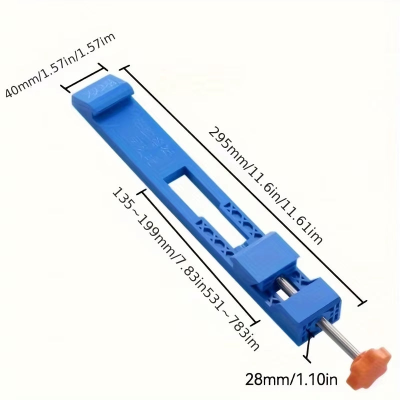 Linear Motion Guide Rail for Circular Saw, Adjustable Base Guide Rail with Clamp, Compatible with 3-1/2 to 7-Inch Circular Saw