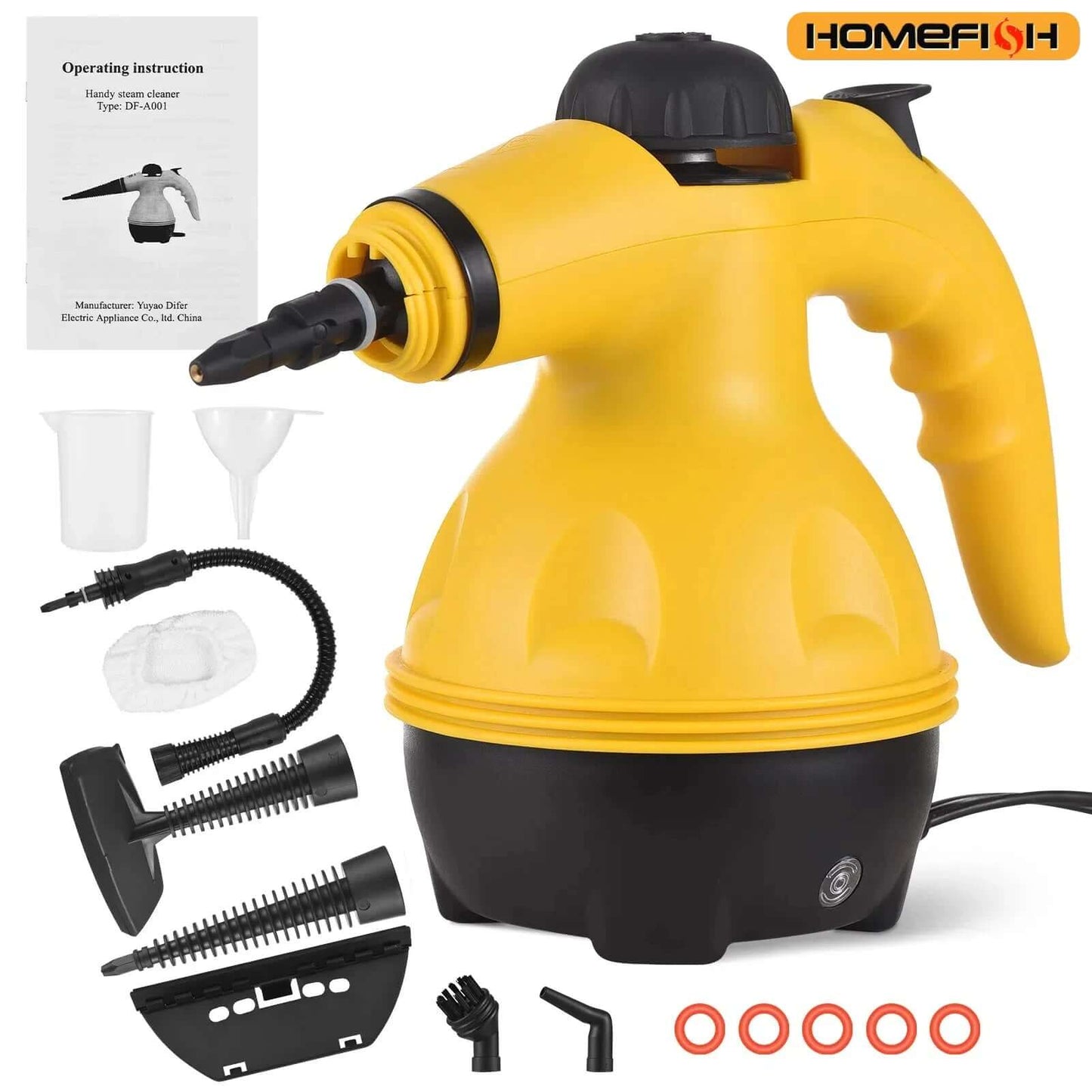 Portable Hand-Held High Temperature Steam Cleaner for Kitchen Range Hood Cleaning Home Bathroom, Car Cleaning Tools.