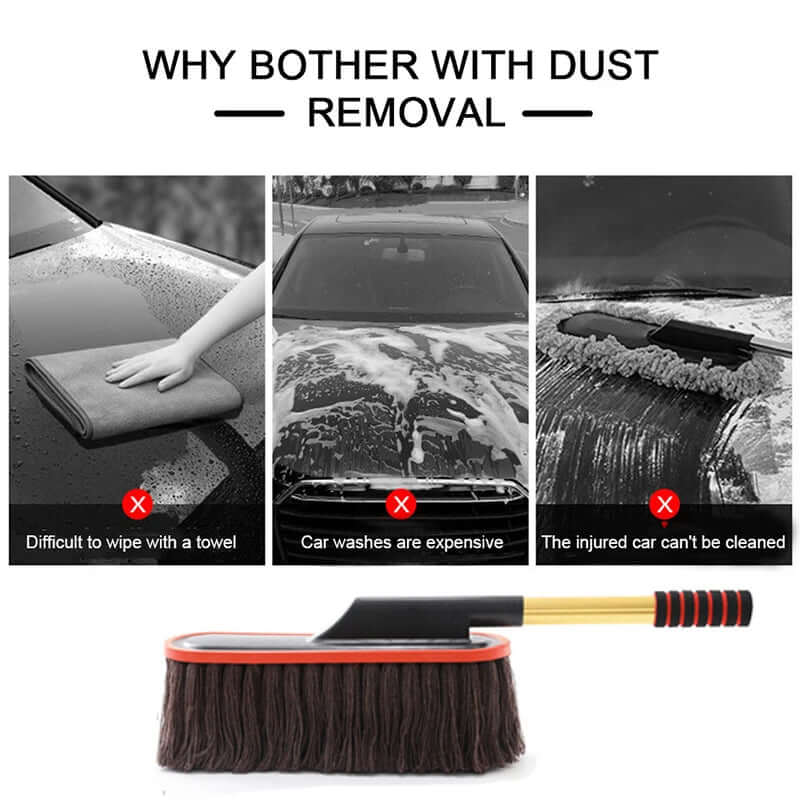 Microfiber Car Duster Suit Adjustable Telescopic Car Cleaning Dusts Mop Bristles Brushes for Car Wash Accessories