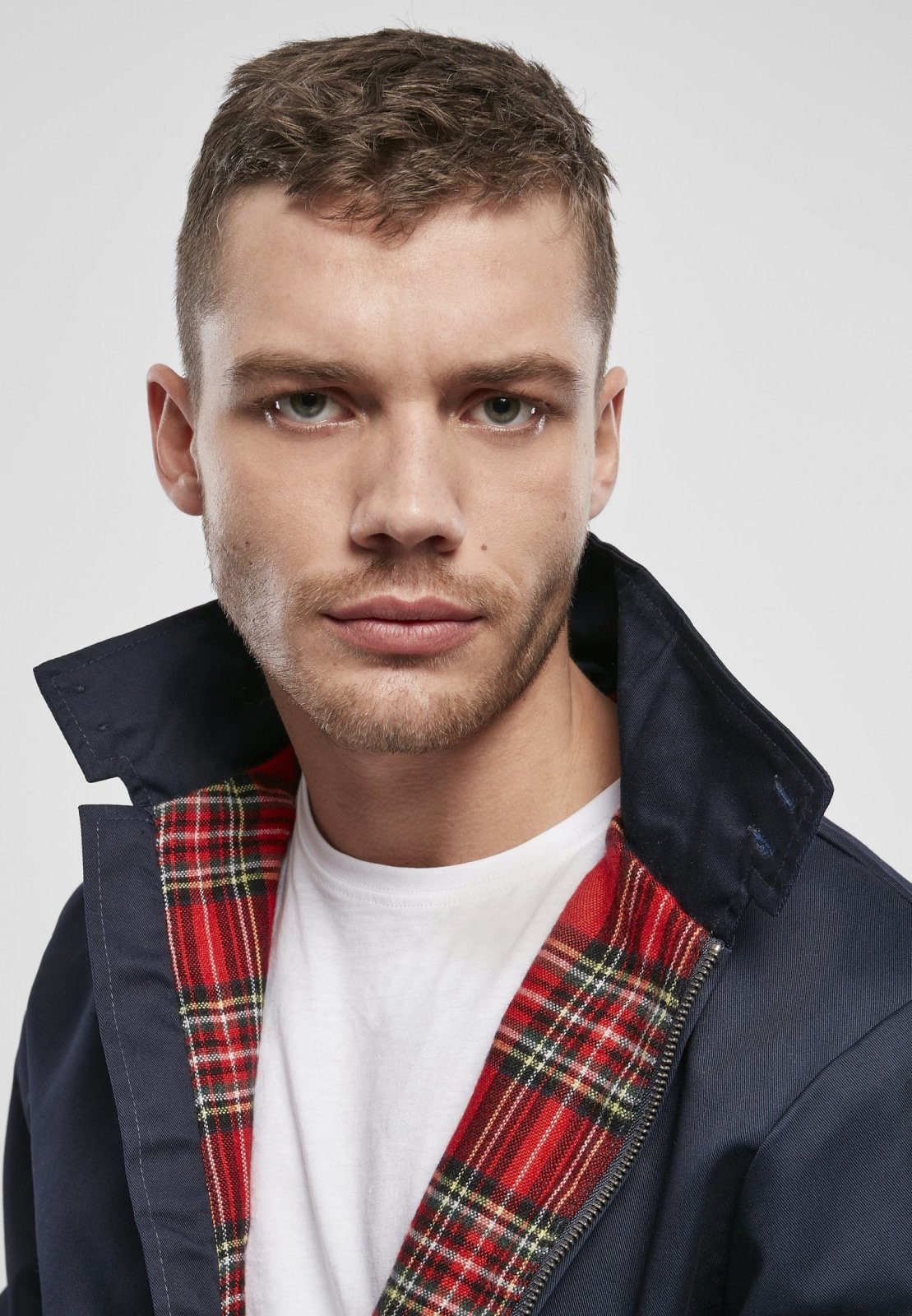 Chaqueta Harrington Canterbury | Brandit | Forro a Cuadros | Hombre