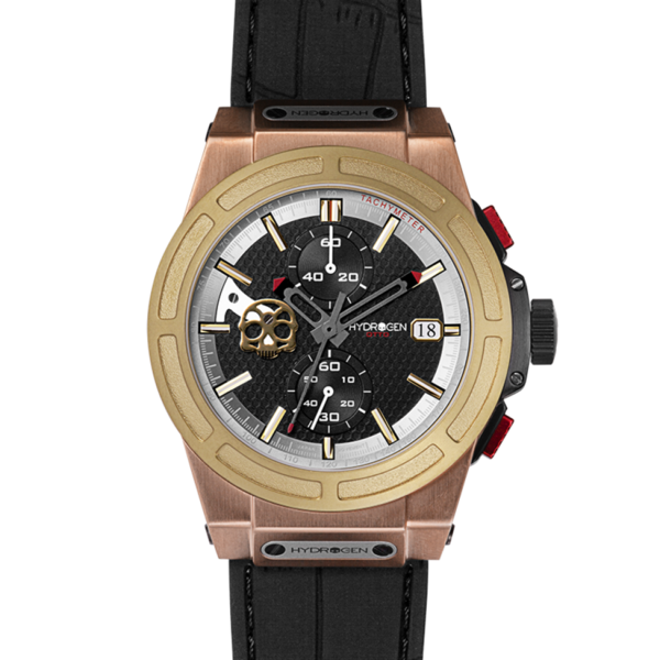Reloj Otto Chrono Mezcla Oro y Marrón