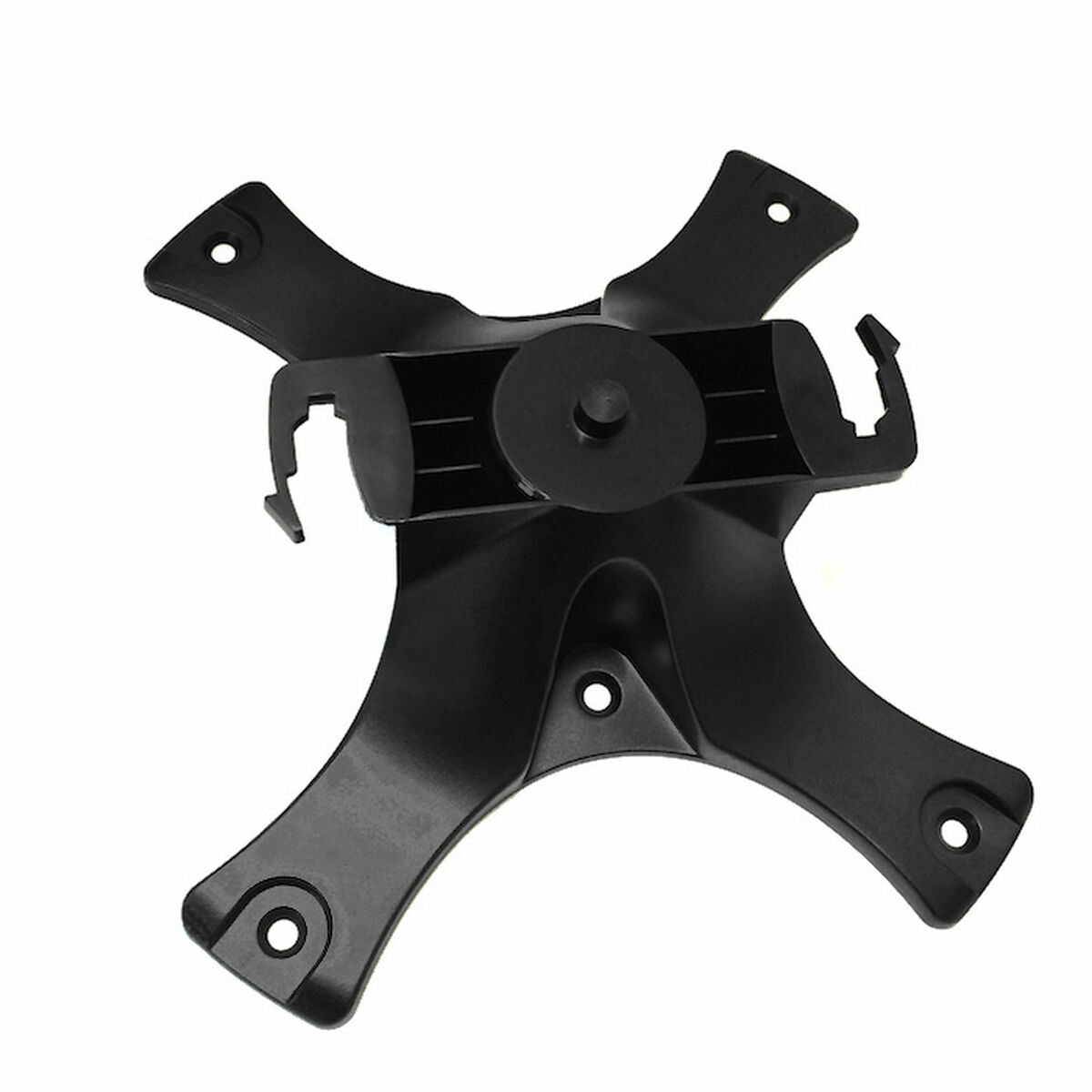Soporte HPE JW046A Negro Metal, base resistente para dispositivos electrónicos.