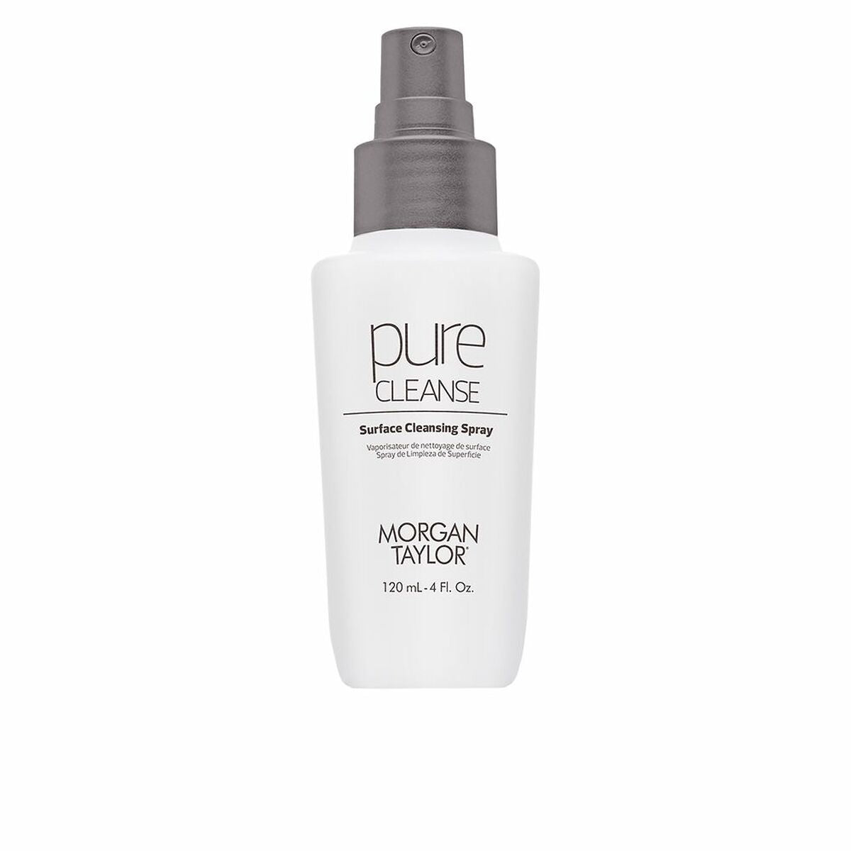 Morgan Taylor Pure Cleanse cream cleanser in a 120 ml spray bottle for a quality cleansing experience.
