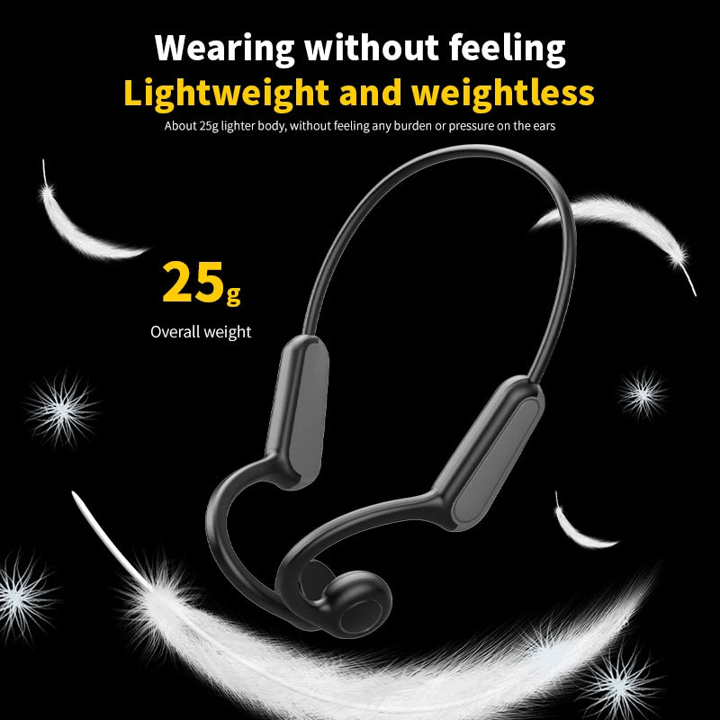 Xiaomi  Real Bone Conduction Sport Headphone Wireless Earphone Bluetooth-Compatible Headset Hands-Free with Mic for Running
