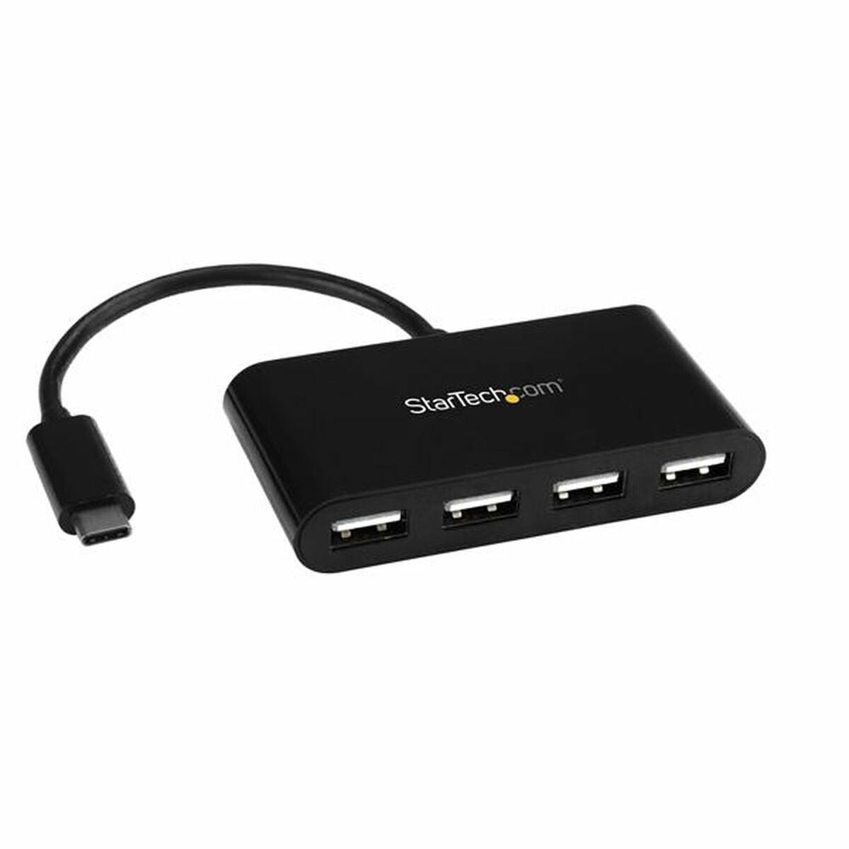 Hub USB Startech ST4200MINIC, un concentrador USB compacto ideal para portátiles y sobremesas.