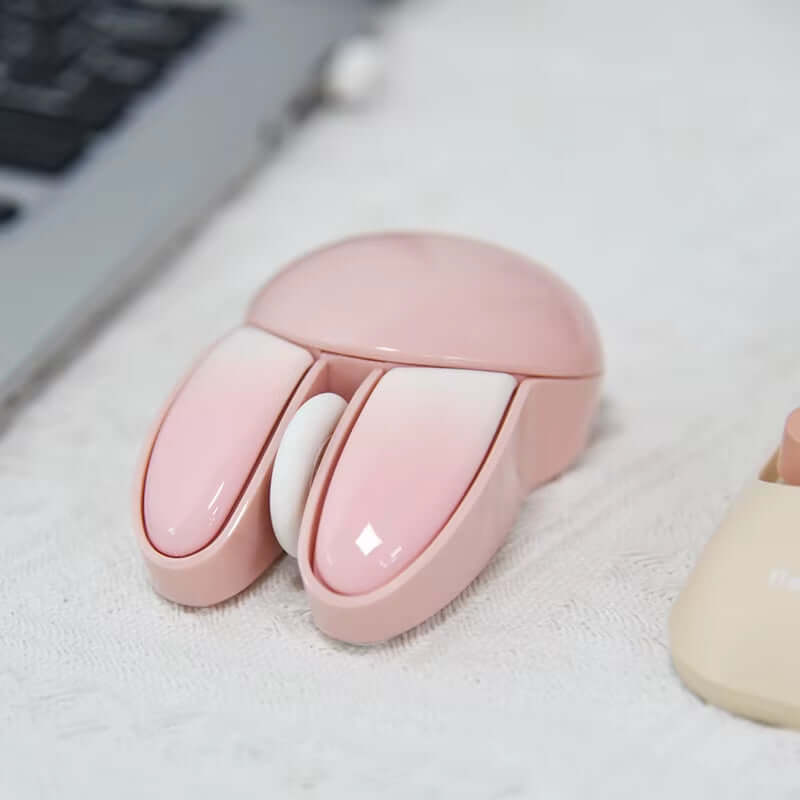 Cute 2.4G Wireless Mouse for Computer Laptop Notebook Rabbit Candy Color Wireless Mouse for Ofiice Home Gift Girls