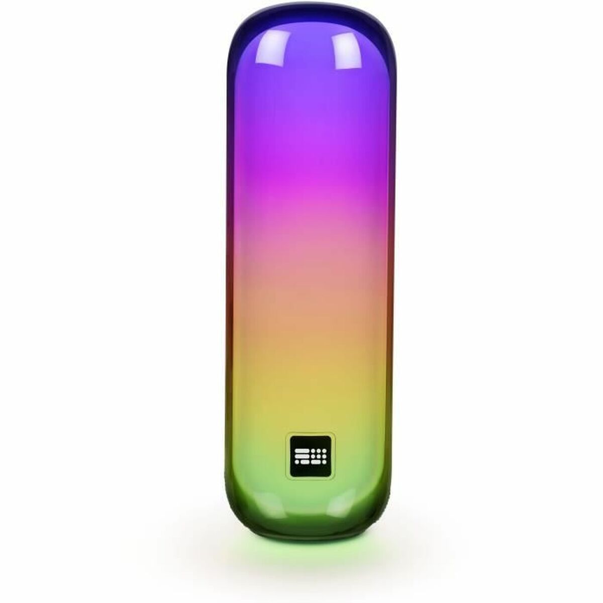 altavoz portátil Bluetooth Bigben con diseño colorido y elegante.