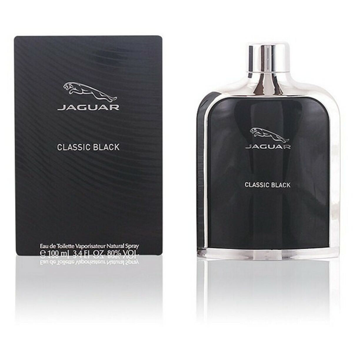 Perfume Jaguar Hombre EDT 100 ml Classic Black, ideal para definir tu personalidad con una fragancia única.